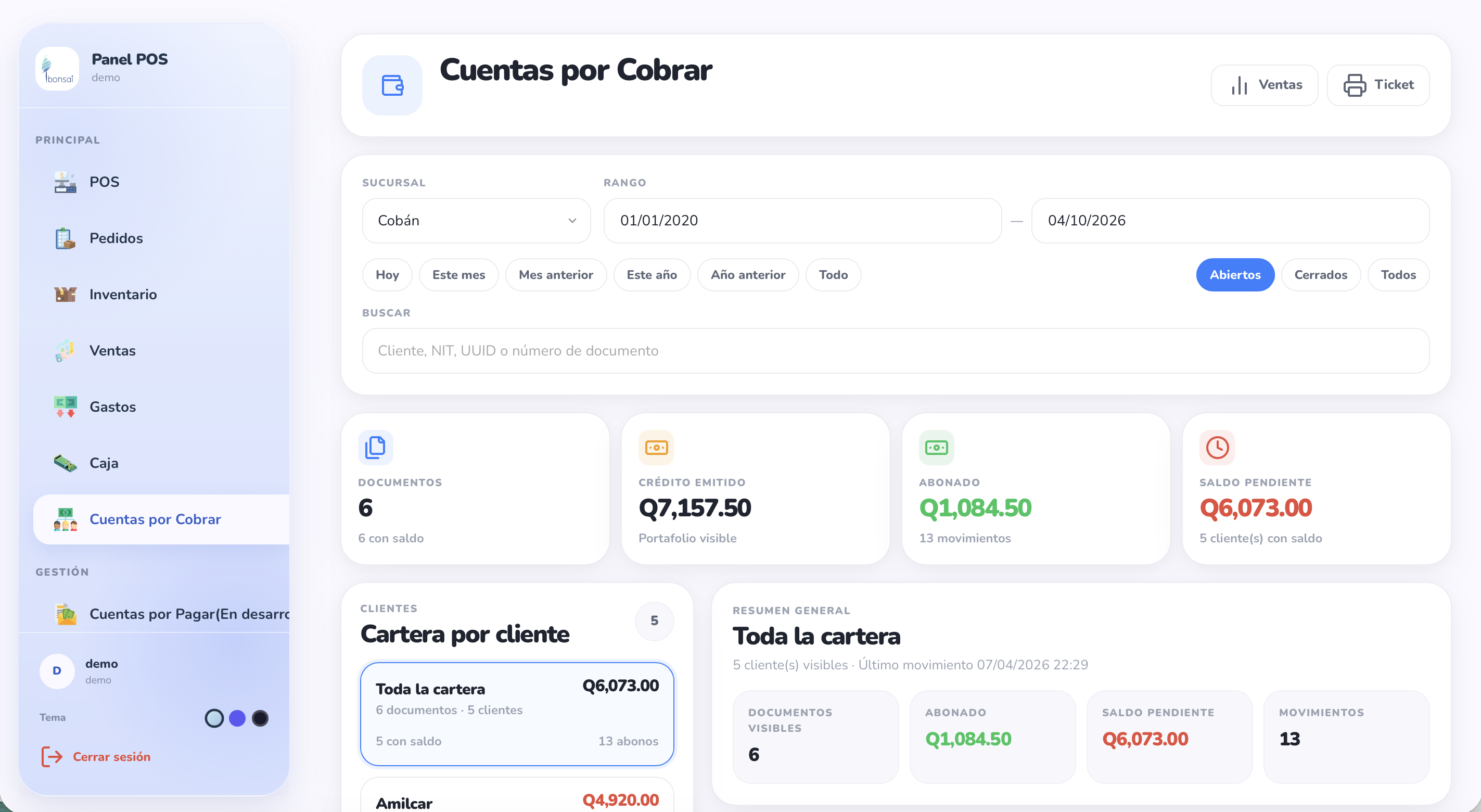 Captura de bonsai Web