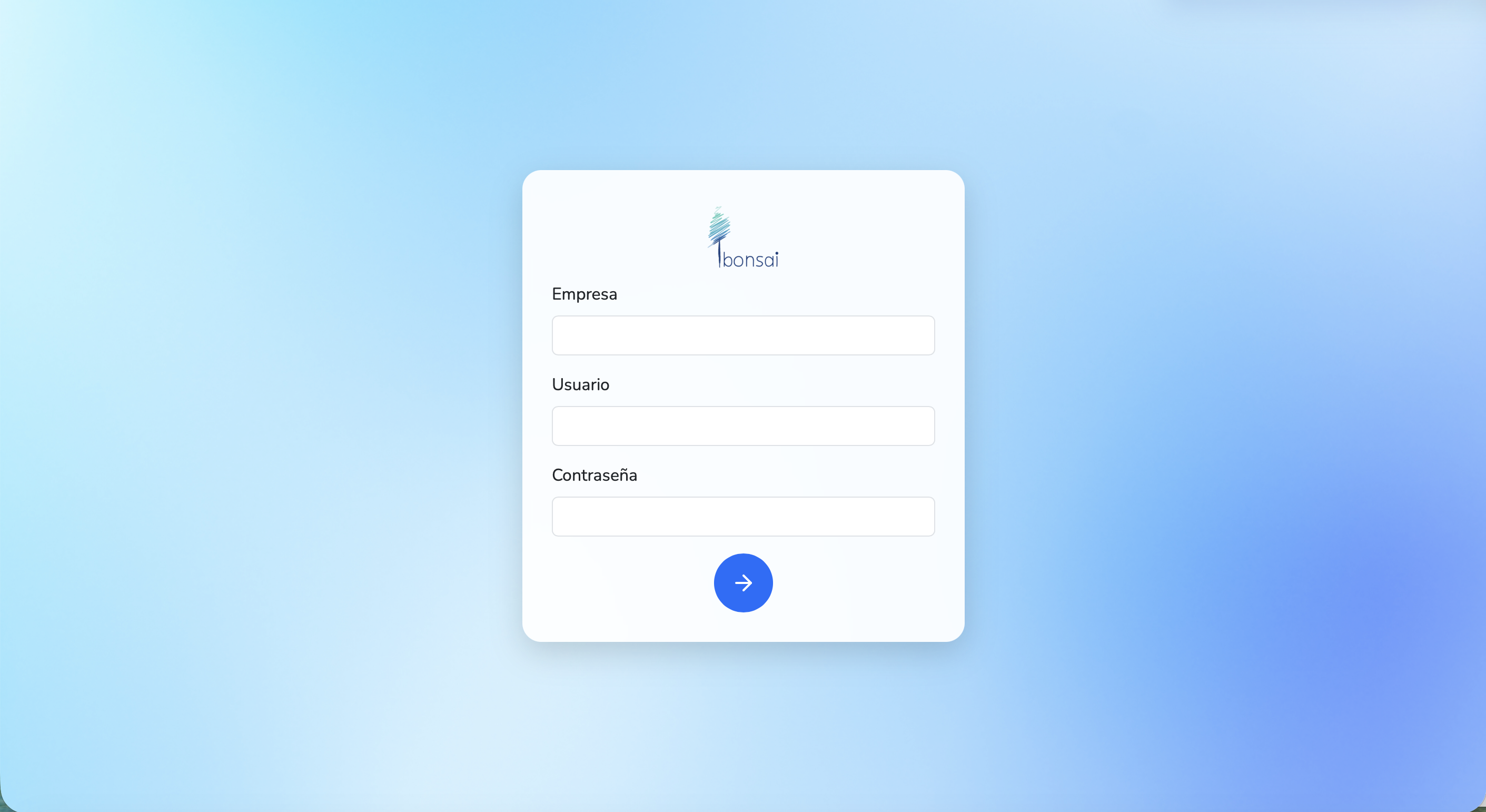 Login bonsai Web Mini